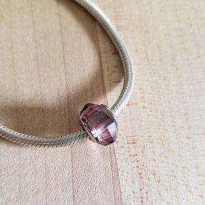 Authentic Chamilia Purple Swarovski bead